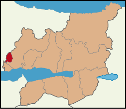 District de Çayırova - Carte