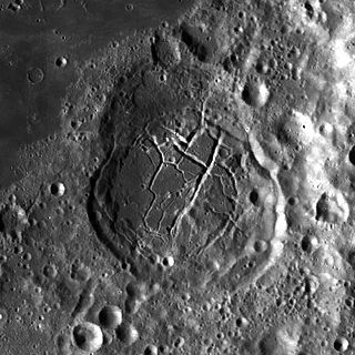 Komarov (crater) lunar crater