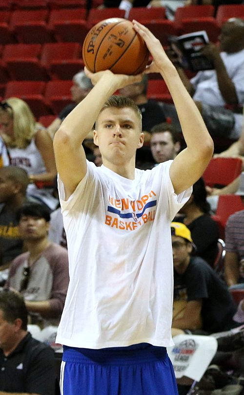 Porziņģis during 2015 NBA Summer League