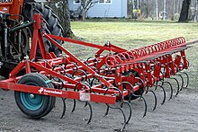 Modern Kverneland spring-tooth harrow Kverneland harrow.jpg