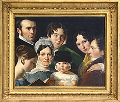 Claude-Marie Dubufe. The Dubufe Family. 1820