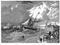 Dover - the Landing of Prince Albert, early proof engraving after W Knell, 1857