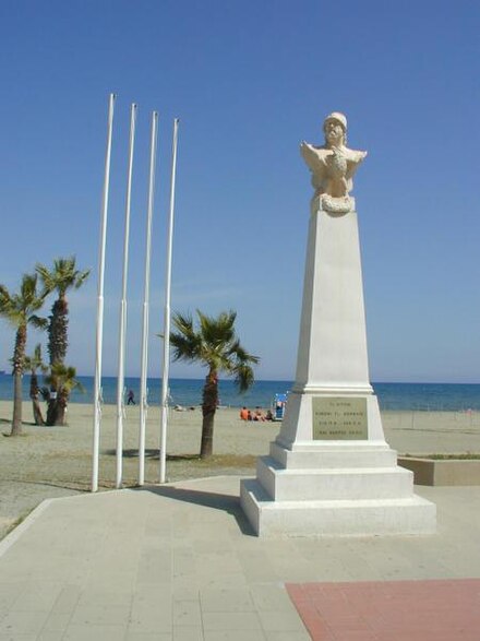 Statue of Zeno, Larnaca Promenade
