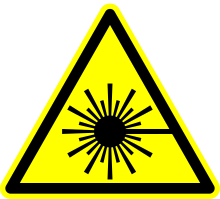 Warning label for class 2 and higher