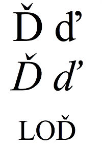 Latin small and capital letter d with caron.jpg