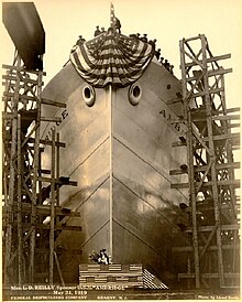 Launch of Ambridge in 1919 at Federal S.B. Yard at Kearney Launch-of-USS-Ambridge-in-1919.jpg