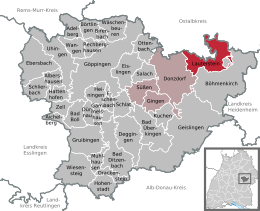 Lauterstein - Localizazion