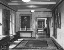 Belton Courts Limestone Gallery looking towards Library & 1905-06 section Limestoneandmarblegalleryhall.png
