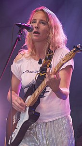 Lissie playing guitar in 2018 Lissie4.jpg