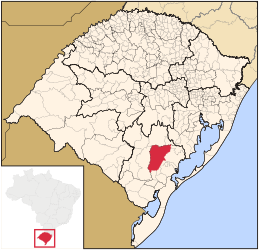 Canguçu – Mappa