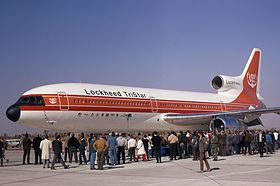 Lockheed L-1011-385-1 prototip în ziua primului zbor de testare.