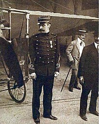 Louis Blériot, lieutenant de territoriale en 1910.