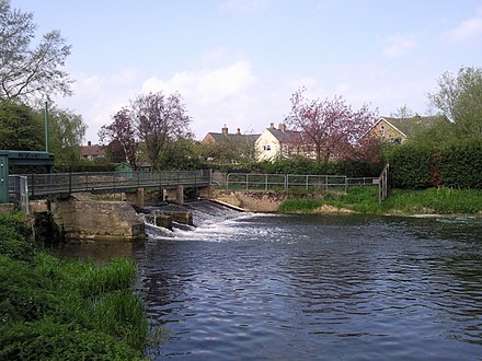The remains of the low locks at Deeping St James