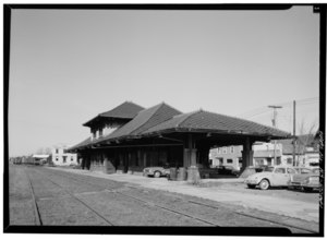 ANA (GÜNEY) YÜKSEKLİK, GÜNEYDEN GÖRÜNÜM - Lehigh Valley Demiryolu İstasyonu, 7 South Avenue, Cortland, Cortland County, NY HABS NY, 12-CORT, 6A-1.tif