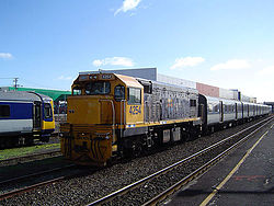 DC 4254 in service for ARTA (now Auckland Transport) at Papakura in 2006. MAXX Train DC4254.jpg