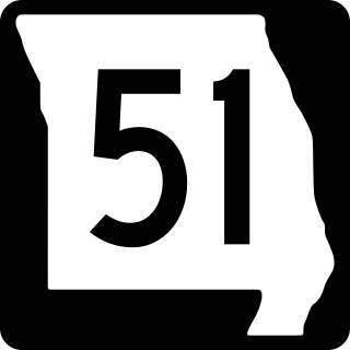 <span class="mw-page-title-main">Missouri Route 51</span> State highway in Missouri