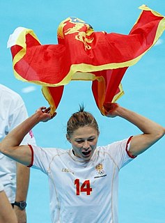 Maja Savić Montenegrin handball player