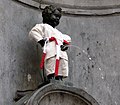 Manneken Pis in judopak, April 2008