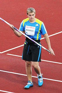 Ari Mannio Finnish javelin thrower