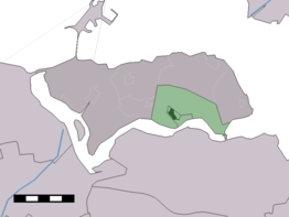Kaart van Kortgene