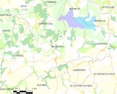 Map commune FR insee code 29016.png