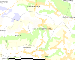 Saint-Sorlin-de-Morestel - Localizazion