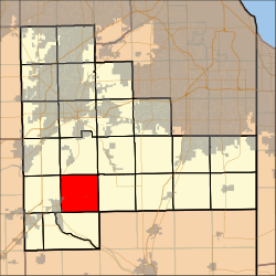 Map highlighting Florence Township, Will County, Illinois.svg