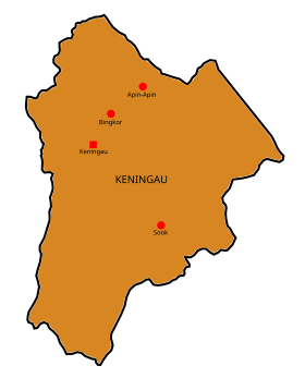 Localisation de District de Keningau