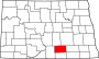 Map of North Dakota highlighting Logan County.svg