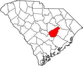 Localisation de Comté de Clarendon(Clarendon County)