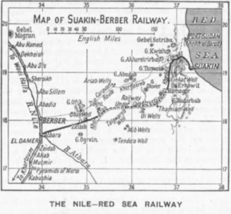 Suakin-Berber railway Map of Suakin-Berber Railway.png