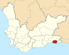 Map of the Western Cape with Knysna highlighted (2016).svg