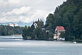 Blick von Westen, rechts Gustav Mahlers Villa