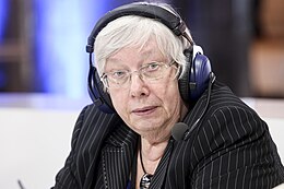 Marju LAURISTIN - Partie estonienne - Débat du Coin des citoyens sur la loi anti-discrimination européenne - Plus proche de l'échec ou de l'adoption ?  (17220233526) .jpg