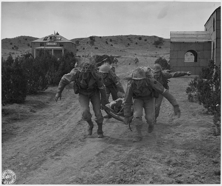 File:Medical Corps training at Camp Carson, Colorado - NARA - 197177.jpg