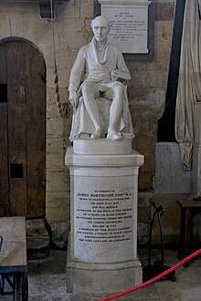 Memorial in Exeter Cathedral Memorial to James Northcote in Exeter Cathedral.jpg