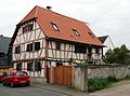 Half-timbered house in Messel Langgasse 29