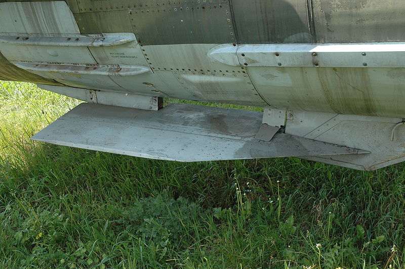 File:MiG-23 ventral fin.jpg