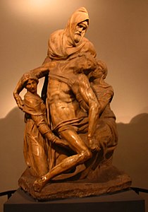 A Pietà à i quattru figuri di u Museo dell' Opera del Duomo, Firenza.