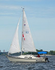 Mirage 25 sailboat Manatee 1993.jpg