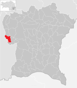 Poloha obce Mitterlabill v okrese Südoststeiermark (klikacia mapa)