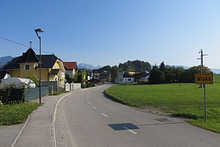 Mlaka, Komenda Place in Upper Carniola, Slovenia