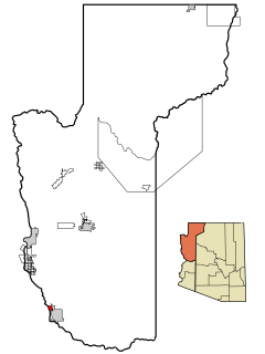 <span class="mw-page-title-main">Desert Hills, Arizona</span> CDP in Mohave County, Arizona