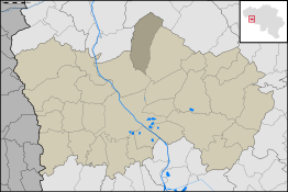 Kaart van Mont-Saint-Aubert