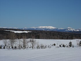 Vista delle montagne.