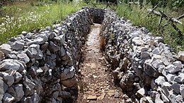 Monte Sei Busi (Gorizia) - trincheira italiana da Grande Guerra.JPG