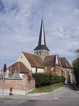 Kerk van Saint-Gilles in Montreuil-sur-Barse