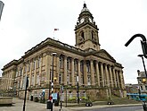 Morley Town Hall, Queen Street (geograph 6368393).jpg