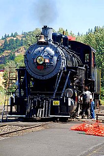 Lake Superior and Ishpeming 18 Preserved American 2-8-0 locomotive (LS&I class SC-4)