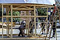 Mounting the monument